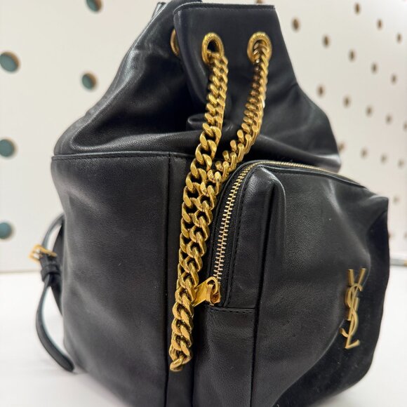 Saint Laurent Leather Backpack